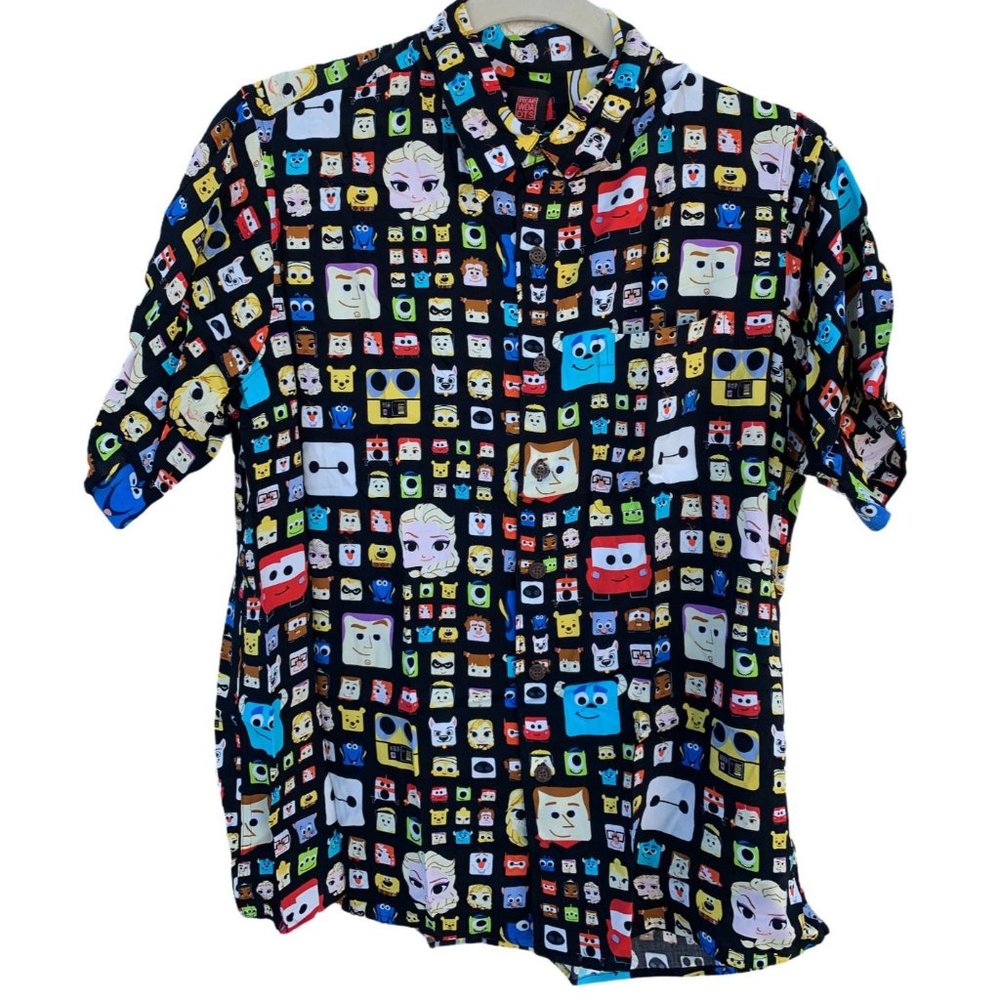 Reyn Spooner L D23 Expo Disney Pixar Aloha Hawaiian Shirt